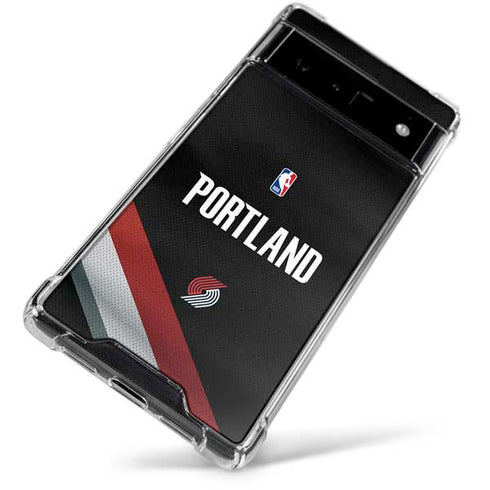 NBA Portland Trail Blazers Jersey Google Pixel 6 Clear Case